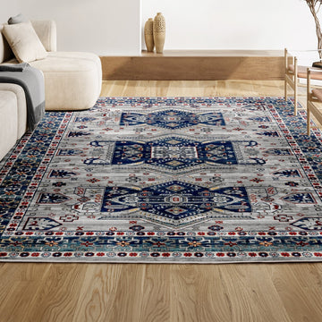 Kasbah Modern Persian Vintage Medallion Area Rug